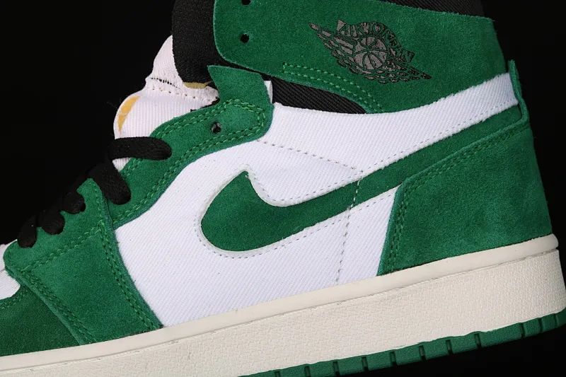 All categories Air Jordan Jordan series basketball shoes Air Jordan 1 High Z version Air Jordan 1 Zoom CMFT "Stadium Green" AJ1 Joe 1 white and green stitching CT0978-300